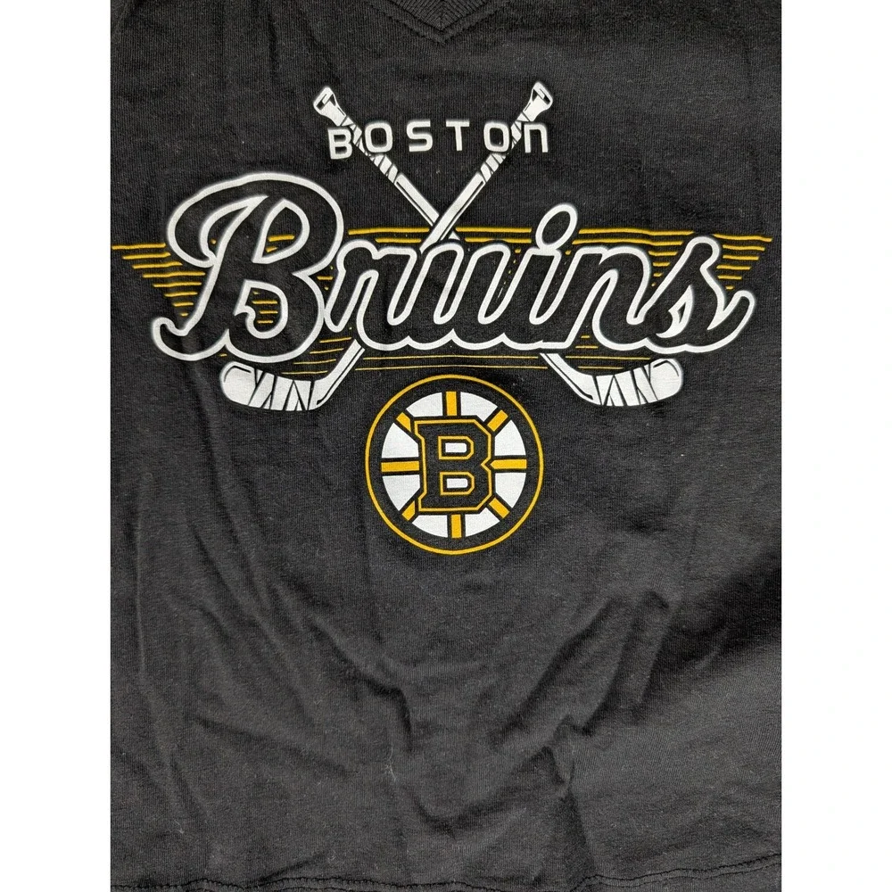 NHL‎ Boston Bruins Toddler Black T-Shirt Short Sleeve XS-ECH-TP-4/5 Hockey